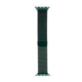 Металлический ремешок Миланская петля Milanese loop 38 мм / 40 мм / 41 мм для Apple Watch Pine green (Темно-зеленый)