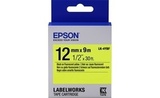 654010 Картридж EPSON с лентой LK-4YBF (лента флуоресцентная 12мм, Желт./Черн.)