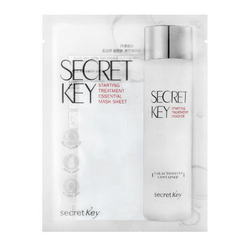 Secret Key Starting Treatment Essential Mask Pack - Тканевая антивозрастная маска с галактомисис