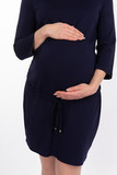 Платье для беременных 08064 темно-синий