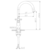 Lemark Duetto LM5706C Смеситель для раковины Хром