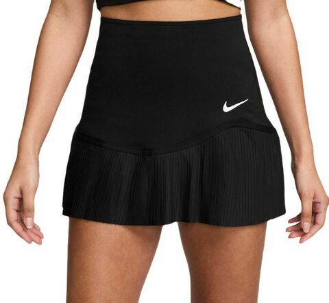 Теннисная юбка Nike Dri-Fit Advantage Pleated Skirt - black/black/white