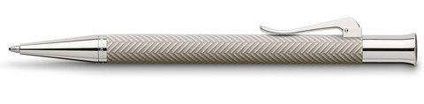 Ручка шариковая Graf von Faber-Castell Guilloche Cisele Light Grey