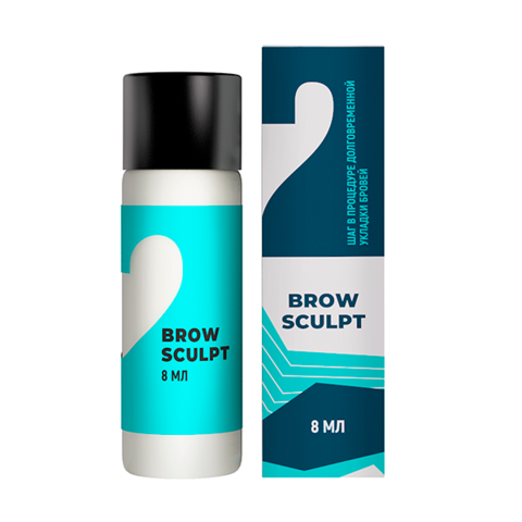 Состав #2 для долговременной укладки бровей BROW SCULPT, 8мл