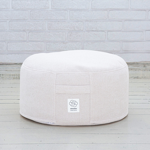 Пуф Букле (белый)