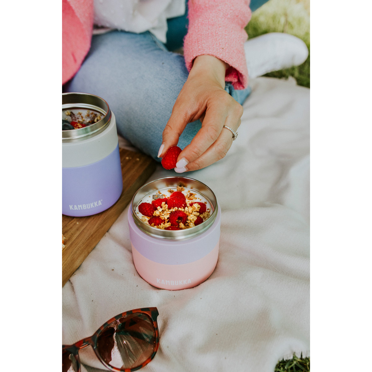 Термо ланч-бокс Kambukka Bora (400 мл), Розовый, арт. 11-06011 - фото 6