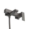 Cezares SLIDER-VD-GM SLIDER-VD-GM Смеситель для ванны и душа однорычажный в комплекте с ручным душем, шлангом и держателем, оружейная сталь
