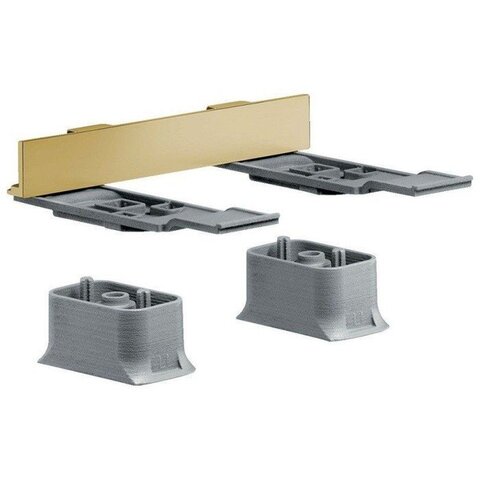 Axor 42870990 Universal Softsquare Комплект адаптеров для монтажа, цвет полированное золото