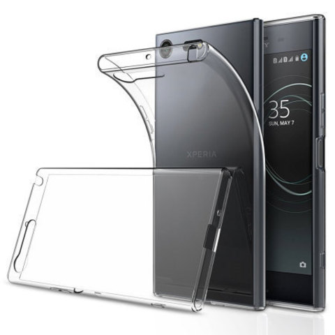 Силиконовый чехол для Sony Xperia XZ1 (Прозрачный)