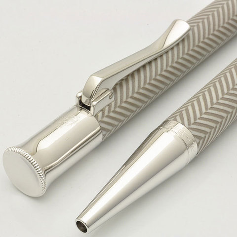 Ручка шариковая Graf von Faber-Castell Guilloche Cisele Light Grey