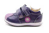 Ботинки для девочек Лель (LEL) из натуральной кожи на липучках цвет фиолетовый, 3-927A. Изображение 3 из 16.