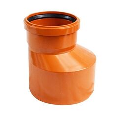 Переход ПП (полипропилен) для наружной канализациии Дн 160-110 эксцентрический, Политэк