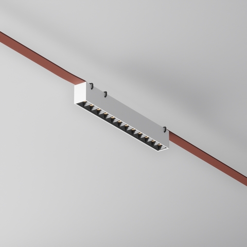 Трековый светодиодный светильник Maytoni Points TR128B-12W3K-M-W