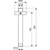 Потолочный держатель верхнего душа 150 мм Ideal Standard B9446XG