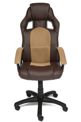Кресло компьютерное Драйвер (Driver) — коричневый/бронзовый (36-36/21)