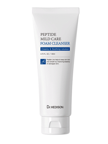 Мягкая пенка для умывания HEDISON PEPTIDE MILD CARE FOAM CLEANSERS