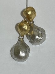 Perle (пусеты из серебра- комбо)