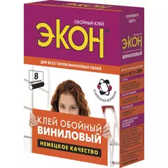 Клей обойный для виниловых обоев Экон Виниловый 200 г