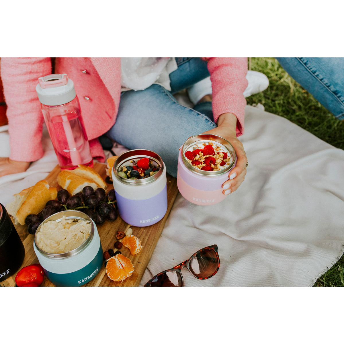 Термо ланч-бокс Kambukka Bora (400 мл), Розовый, арт. 11-06011 - фото 8