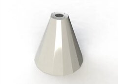 Основание для стульев и столов непрозрачное, цвет белый