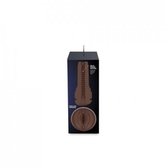 Мастурбатор Feel Stroker от KIIROO вульва (темно-коричневый)