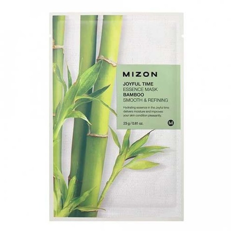 Mizon Joyful Time Essence Mask Bamboo - Тканевая маска для лица с экстрактом бамбука