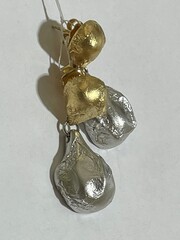 Perle (пусеты из серебра- комбо)
