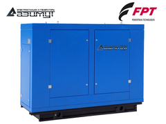 Дизельный генератор Азимут АД-32С-Т400-2РПМ20 FTP-Iveco в капоте с автозапуском