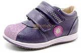 Ботинки для девочек Лель (LEL) из натуральной кожи на липучках цвет фиолетовый, 3-927A. Изображение 1 из 16.