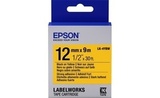 654014 Картридж EPSON с лентой LK4YBW (лента повышенной адгезии 12мм, Желт./Черн.)