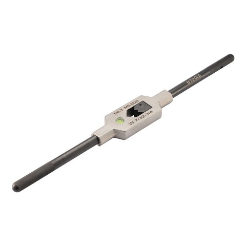Вороток для метчиков №3 M5-M20(4,9-12мм) 380мм DIN1814 (INOX, с уровнем) H-Tools 08802060