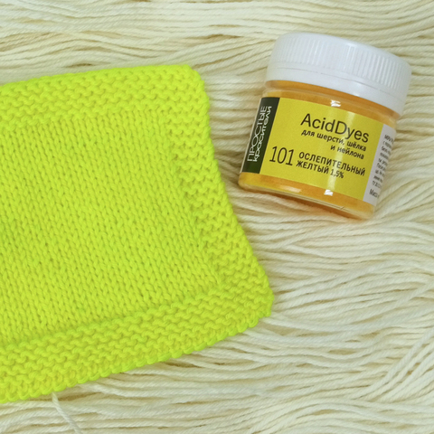 Цвет 101* ослепительный желтый fluor (AcidDyes)