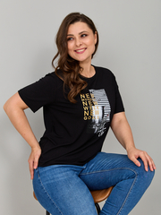 Футболка Фв-107/черный-город