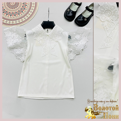 Блуза девочке (7-11) 250613-JL434