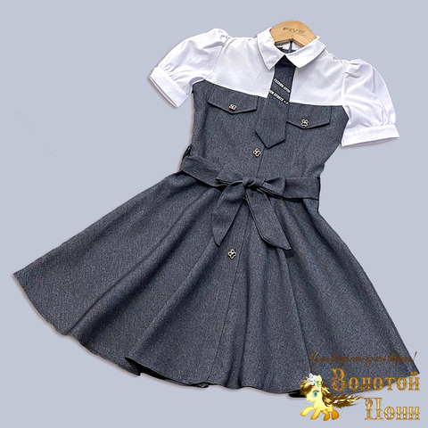 Платье школьное (7-12) 250613-JL521