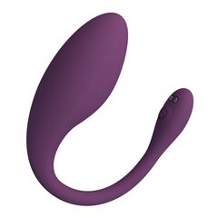 Фиолетовое виброяйцо Dora с управлением через приложение - 