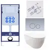 Aquatek SET Aquatek ПОЛАРИС-036 4в1 SET Aquatek ПОЛАРИС (рама Aquatek Standard INS-0000012+унитаз ПОЛАРИС AQ0700-00 с тонким сиденьем soft-close+ крепеж KKI-0000002 +панель KDI-0000036)