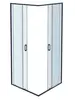 Aquatek AQ ARI KV 08020GM AQ ARI KV 08020GM Душевой уголок квадратный, двери раздвижные 800x800x2000 профиль оружейная сталь, стекло прозрачное