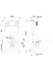 Aquatek SET Aquatek КЛАССИК-015 4в1 Set Aquatek КЛАССИК (рама Aquatek Standard INS-0000012 с звукоиз.прокладкой+крепеж KKI-0000002+кнопкаKDI-0000015+унитаз КЛАССИК AQ1111-00 с крышкой