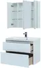Aquanet 242525 Тумба с раковиной Гласс 90 цв.белый (242525)