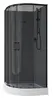 Aquanet 267259 Passion EVO R 90 Душ. кабина 1/4 круга, 900х900 BLACK 4 Набор (267259)