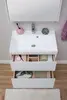 Aquanet 242522 Тумба с раковиной Гласс 60 цв.белый (242522)