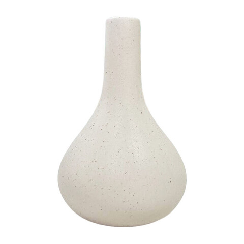 Ваза керамическая Hulan, 13x9 см, белый