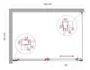BelBagno LUCE-AH-1-140/100-C-Cr LUCE-AH-1-140/100-C-Cr Душевой уголок