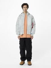 Бомбер Alpha Industries L-2B Hooded Gen II Light Grey (Серый)