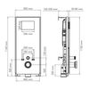WasserKRAFT Abens 20TLT.010.ME.WH.RG02 Система инсталляции для унитазов