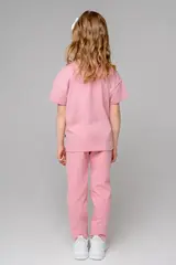 фуфайка  для девочки  КР 301862/розовый зефир