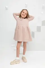 платье  для девочки  КР 5774/бежевый к421