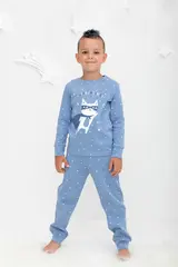 пижама  для мальчика  К 1621/ночное небо на голубом