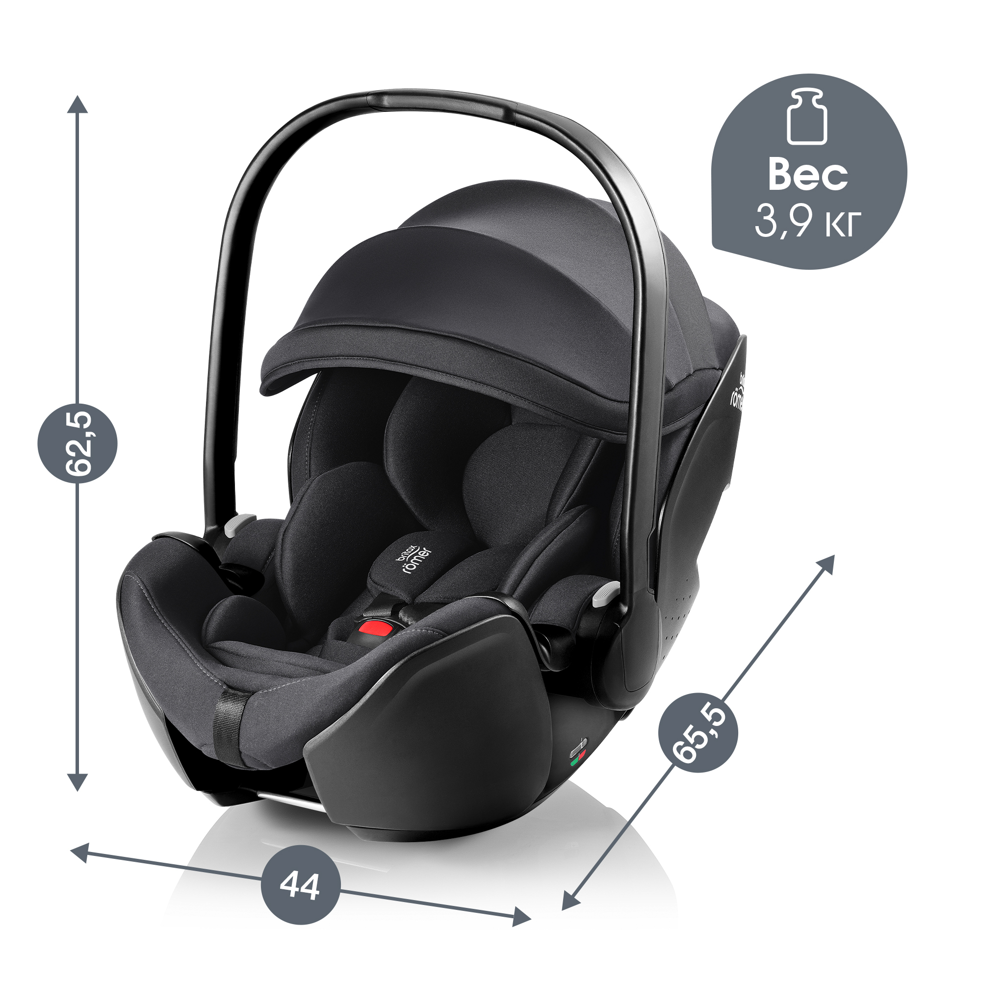 Комплект 3в1 коляска SMILE 5Z LUX|Warm Caramel + BABY-SAFE PRO Space Black